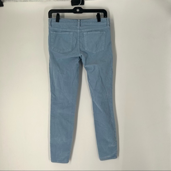 J. CREW Toothpick Ankle Skinny Corduroy Blue Pants 25 - Picture 7 of 7